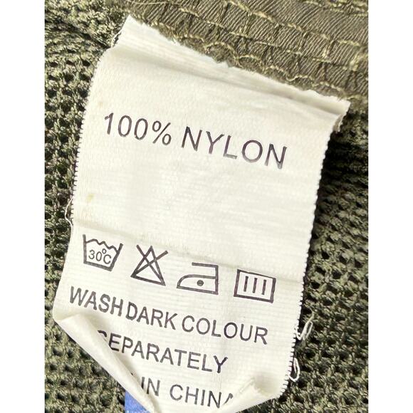 Convertible Hiking Pants Mens 29 Olive Green Cargo Pocket Straight Leg Outdoor - Picture 8 of 11